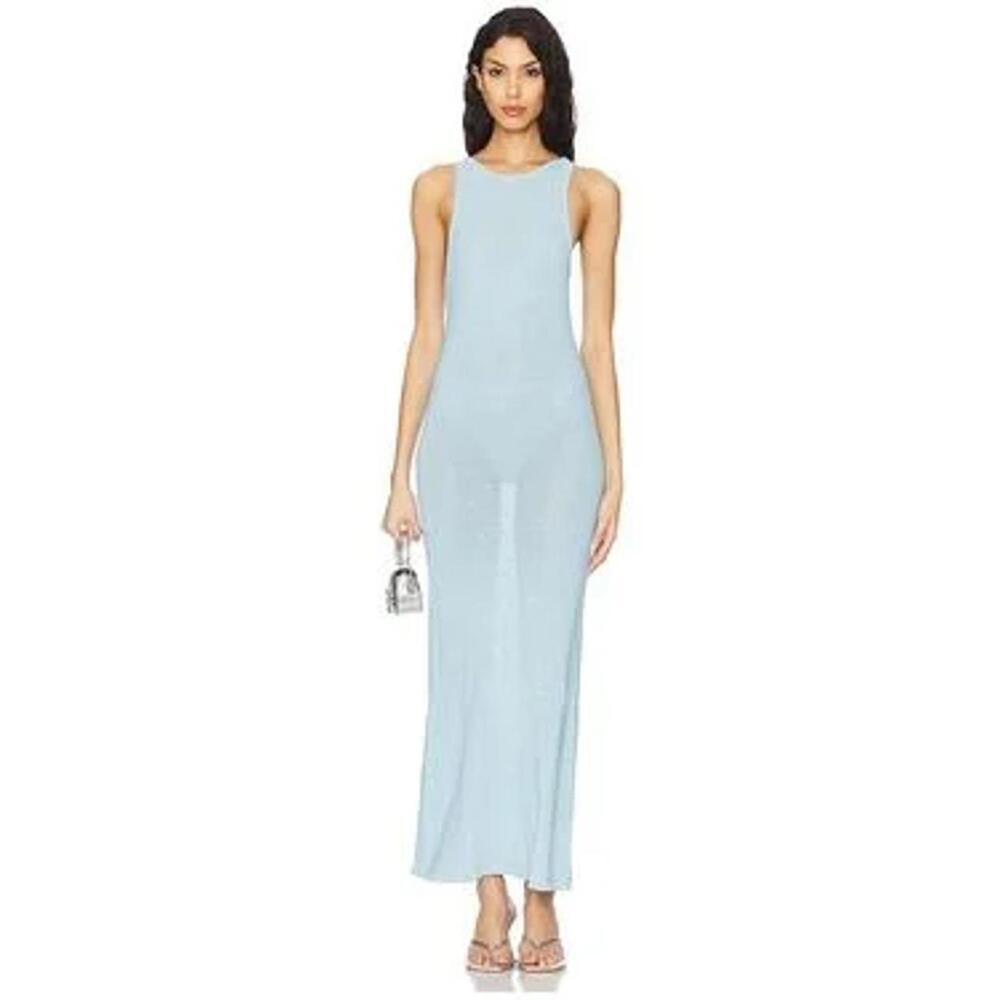 Show Me Your Mumu Women's Blue Miche Maxi Dress